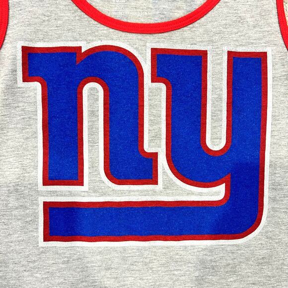 The Nike Tee New York Giants Gray Red Blue Tank Top - Picture 3 of 6